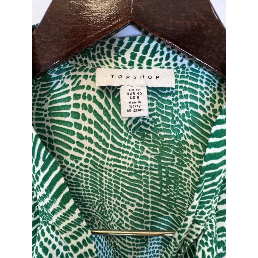 Topshop green white